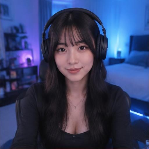 Luna Chen in their studio